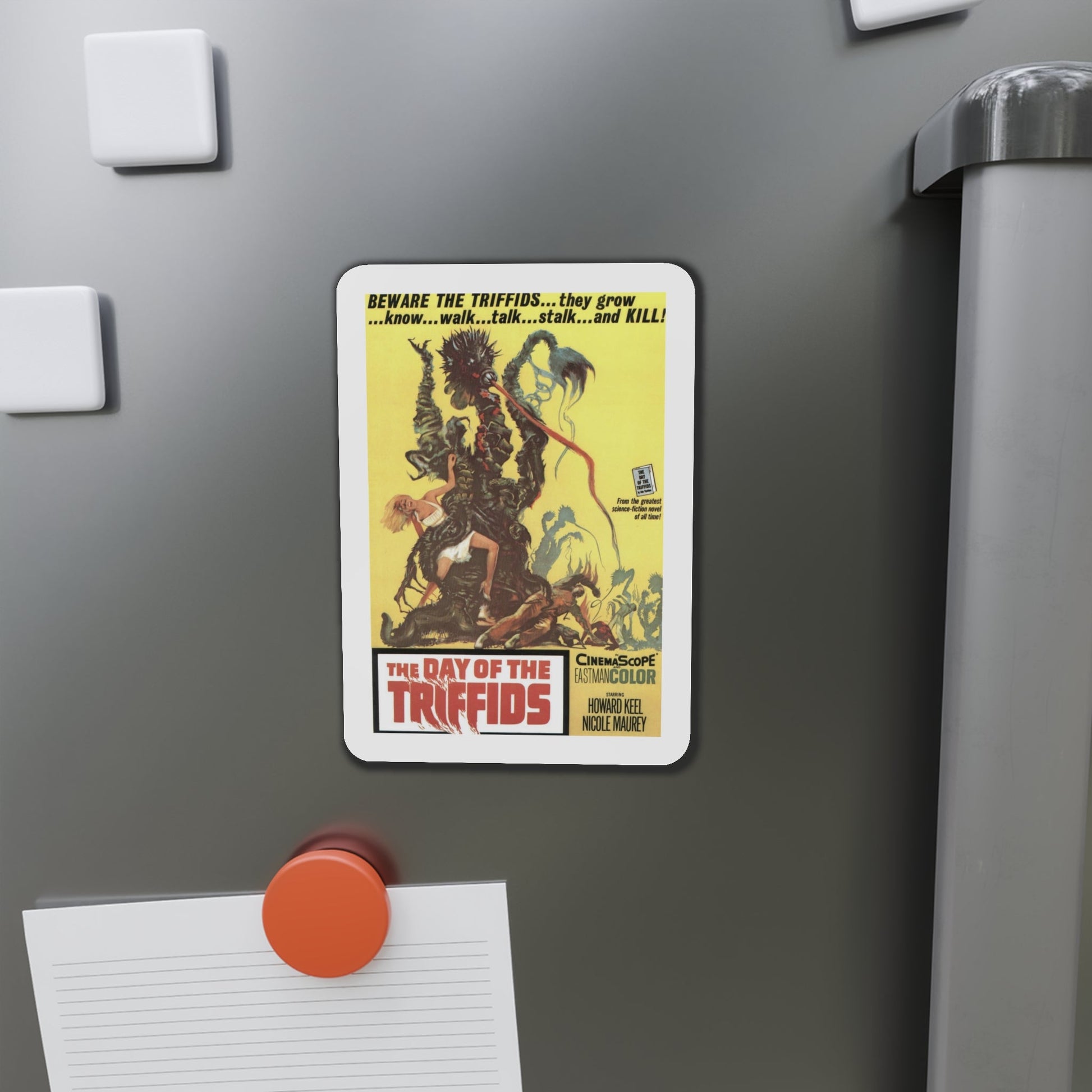 The Day of the Triffids 1963 Movie Poster Die-Cut Magnet-The Sticker Space