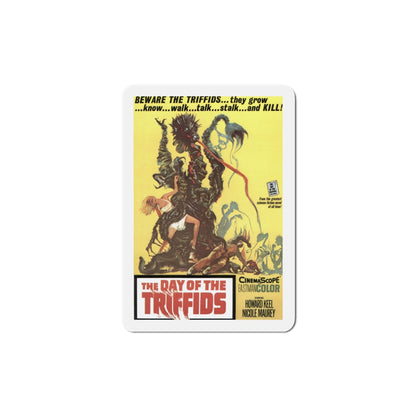 The Day of the Triffids 1963 Movie Poster Die-Cut Magnet-5 Inch-The Sticker Space