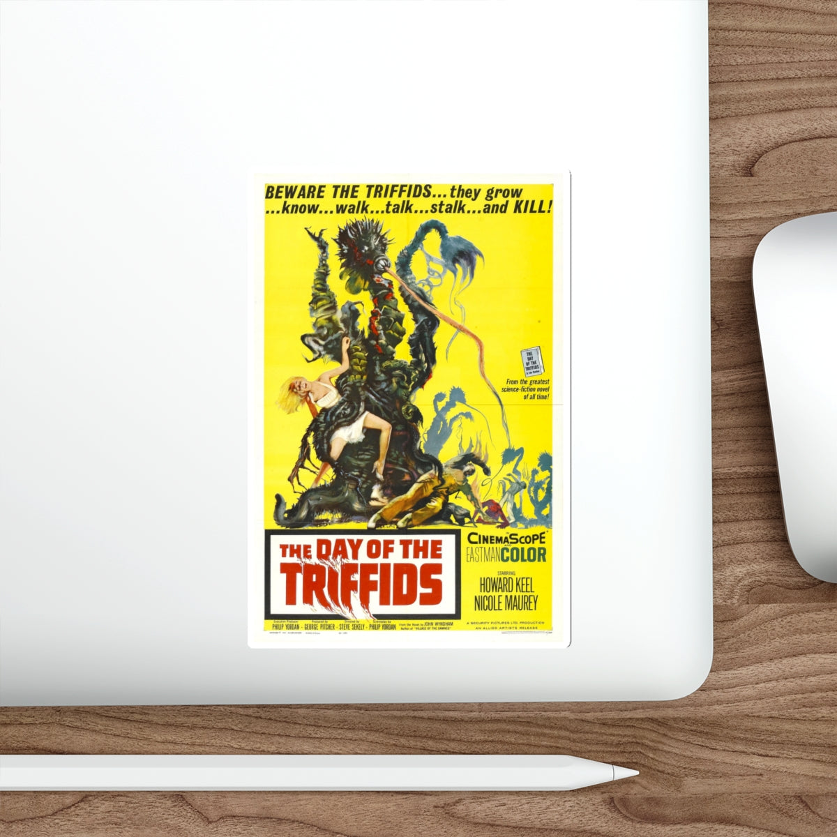 THE DAY OF THE TRIFFIDS 1963 Movie Poster STICKER Vinyl Die-Cut Decal-The Sticker Space