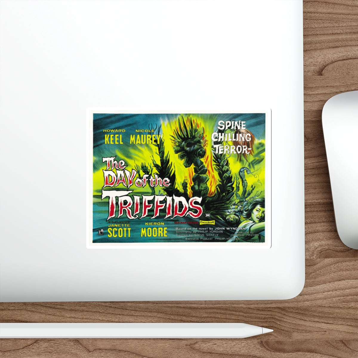 THE DAY OF THE TRIFFIDS (2) 1963 Movie Poster STICKER Vinyl Die-Cut Decal-The Sticker Space