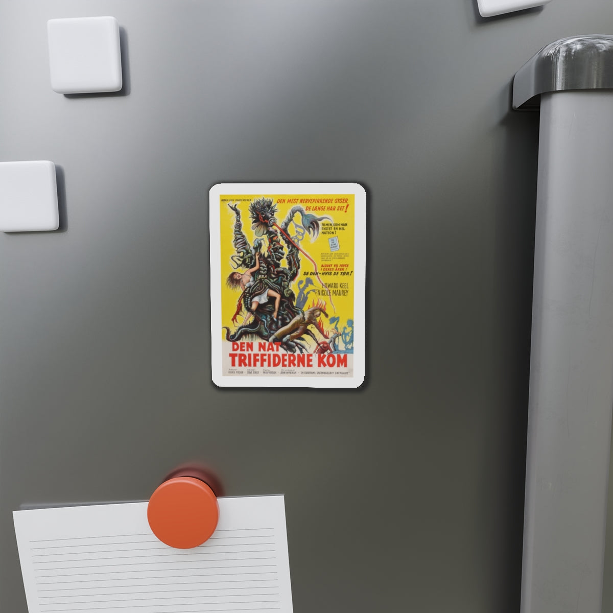 THE DAY OF THE TRIFFIDS (DANISH) 1963 Movie Poster - Refrigerator Magnet-The Sticker Space