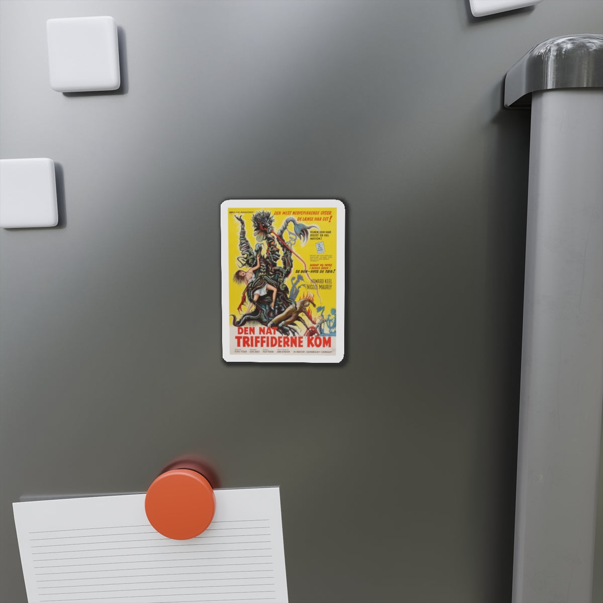 THE DAY OF THE TRIFFIDS (DANISH) 1963 Movie Poster - Refrigerator Magnet-The Sticker Space