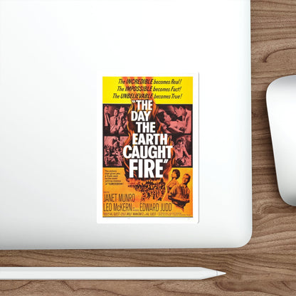 THE DAY THE EARTH CAUGHT FIRE 1961 Movie Poster STICKER Vinyl Die-Cut Decal-The Sticker Space