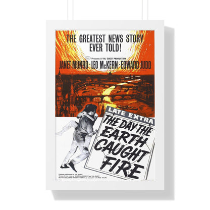 THE DAY THE EARTH CAUGHT FIRE (2) 1961 - Framed Movie Poster-16″ x 24″-The Sticker Space