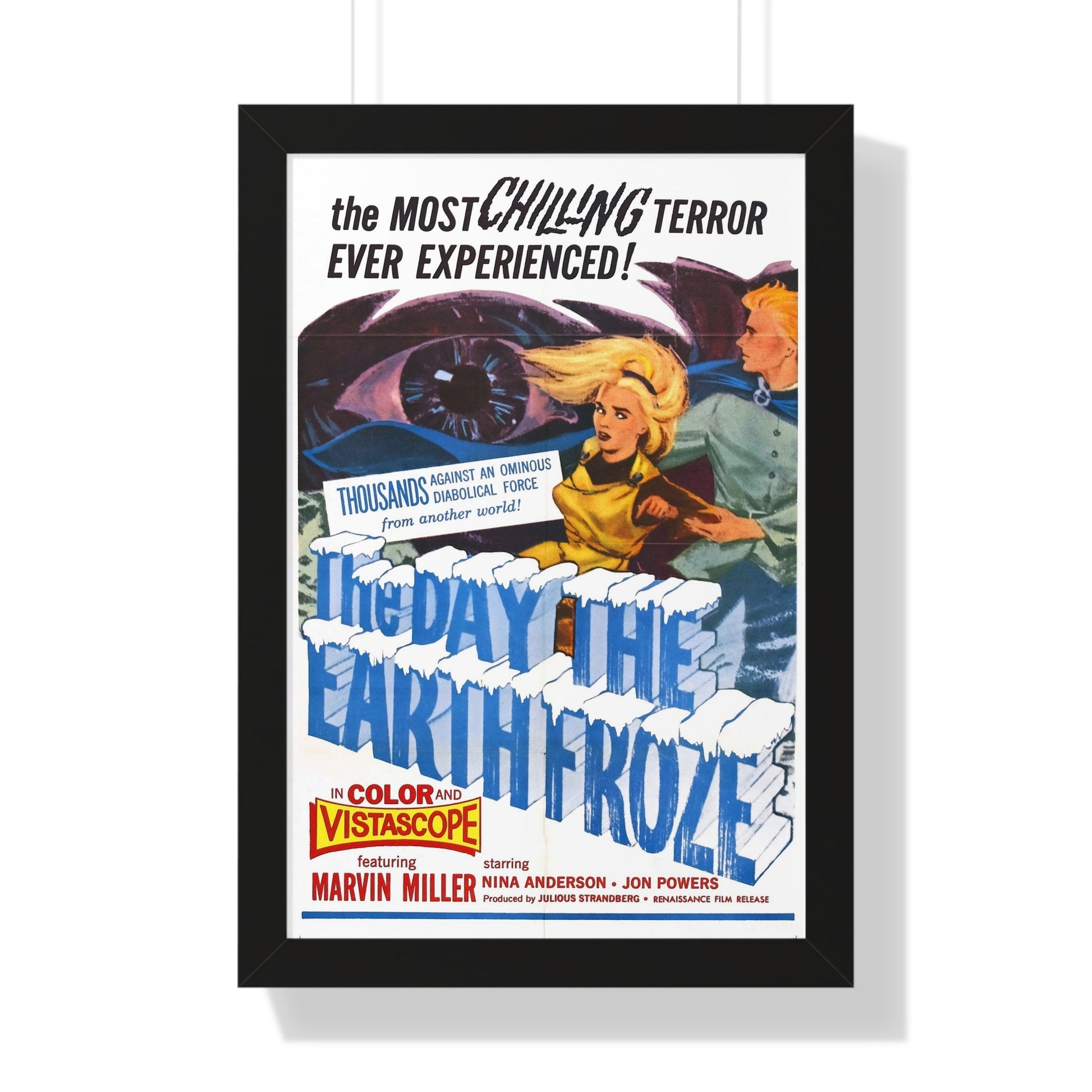 THE DAY THE EARTH FROZE 1959 - Framed Movie Poster-16″ x 24″-The Sticker Space