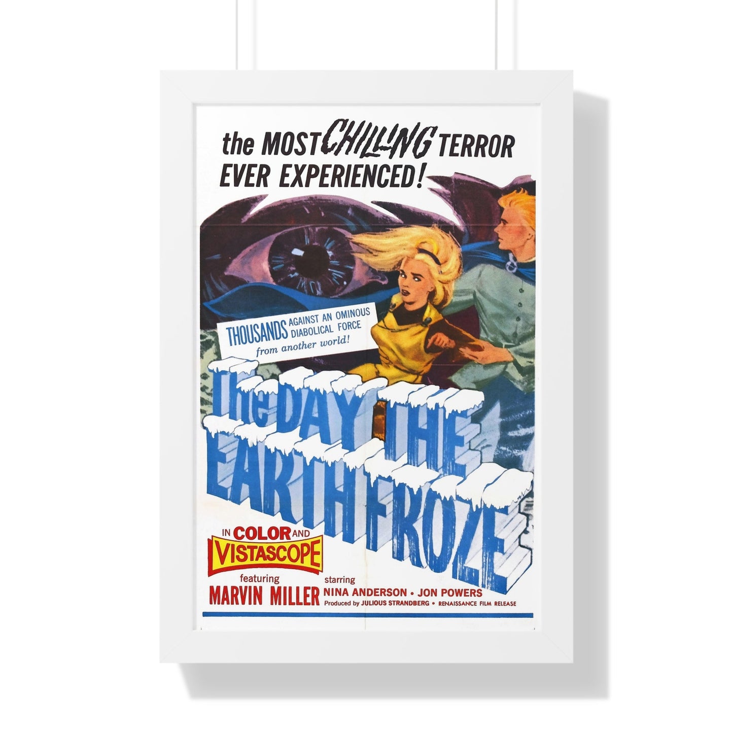 THE DAY THE EARTH FROZE 1959 - Framed Movie Poster-16″ x 24″-The Sticker Space