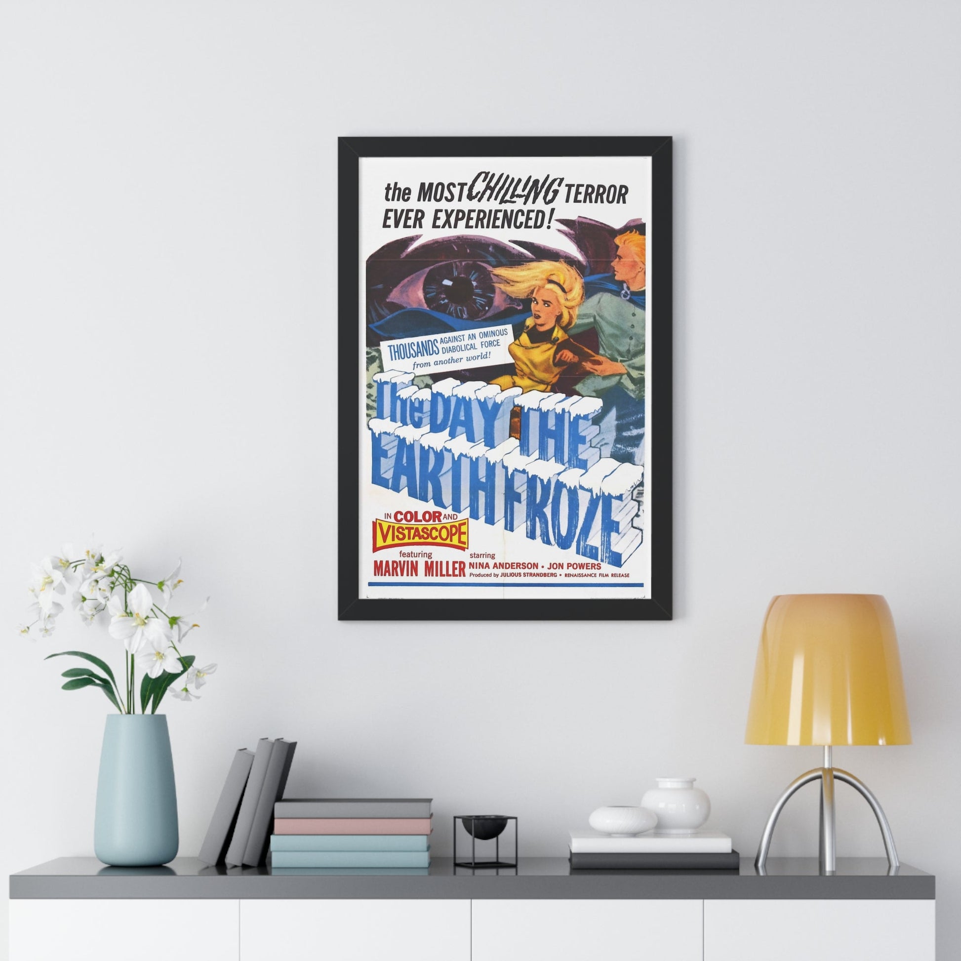 THE DAY THE EARTH FROZE 1959 - Framed Movie Poster-The Sticker Space