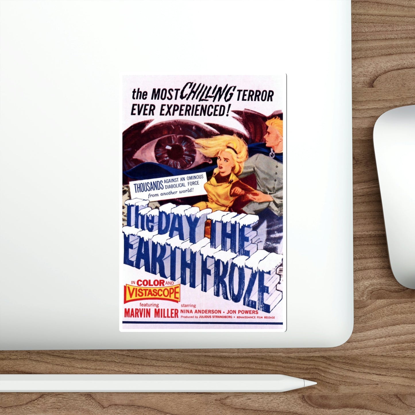 The Day the Earth Froze 1964 Movie Poster STICKER Vinyl Die-Cut Decal-The Sticker Space