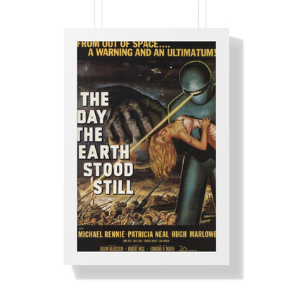 THE DAY THE EARTH STOOD STILL 1951 - Framed Movie Poster-16″ x 24″-The Sticker Space