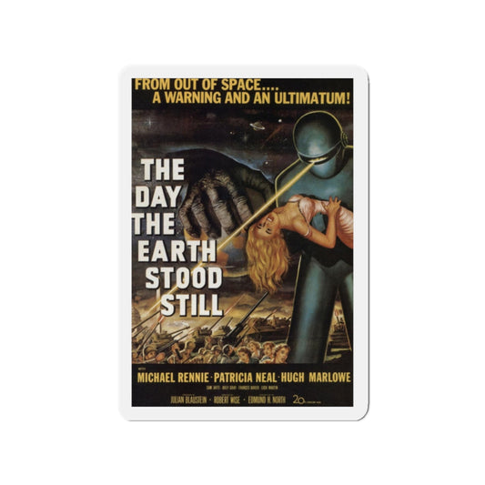 THE DAY THE EARTH STOOD STILL 1951 Movie Poster - Refrigerator Magnet-2" x 2"-The Sticker Space