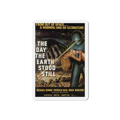 THE DAY THE EARTH STOOD STILL 1951 Movie Poster - Refrigerator Magnet 6 Inch Die-Cut - The Sticker Space