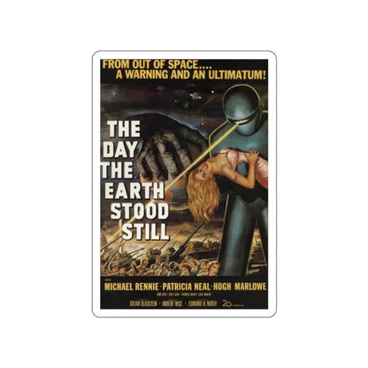 THE DAY THE EARTH STOOD STILL 1951 Movie Poster STICKER Vinyl Die-Cut Decal 2 Inch - The Sticker Space