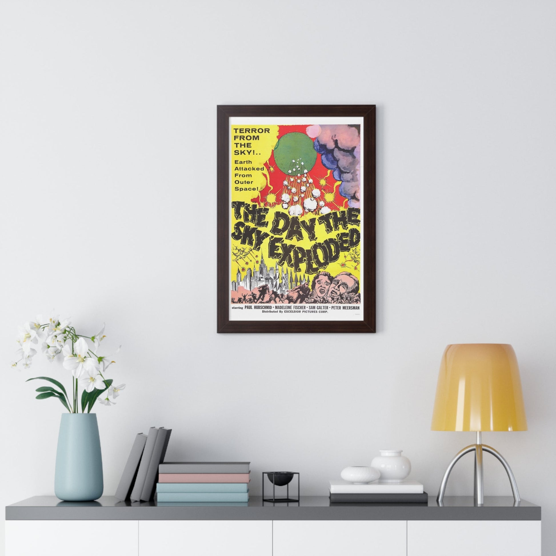 THE DAY THE SKY EXPLODED 1958 - Framed Movie Poster-The Sticker Space