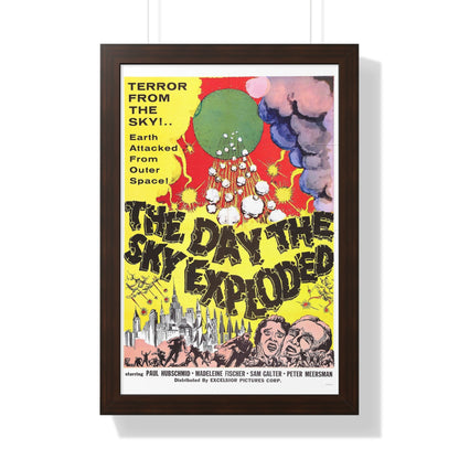 THE DAY THE SKY EXPLODED 1958 - Framed Movie Poster-16″ x 24″-The Sticker Space