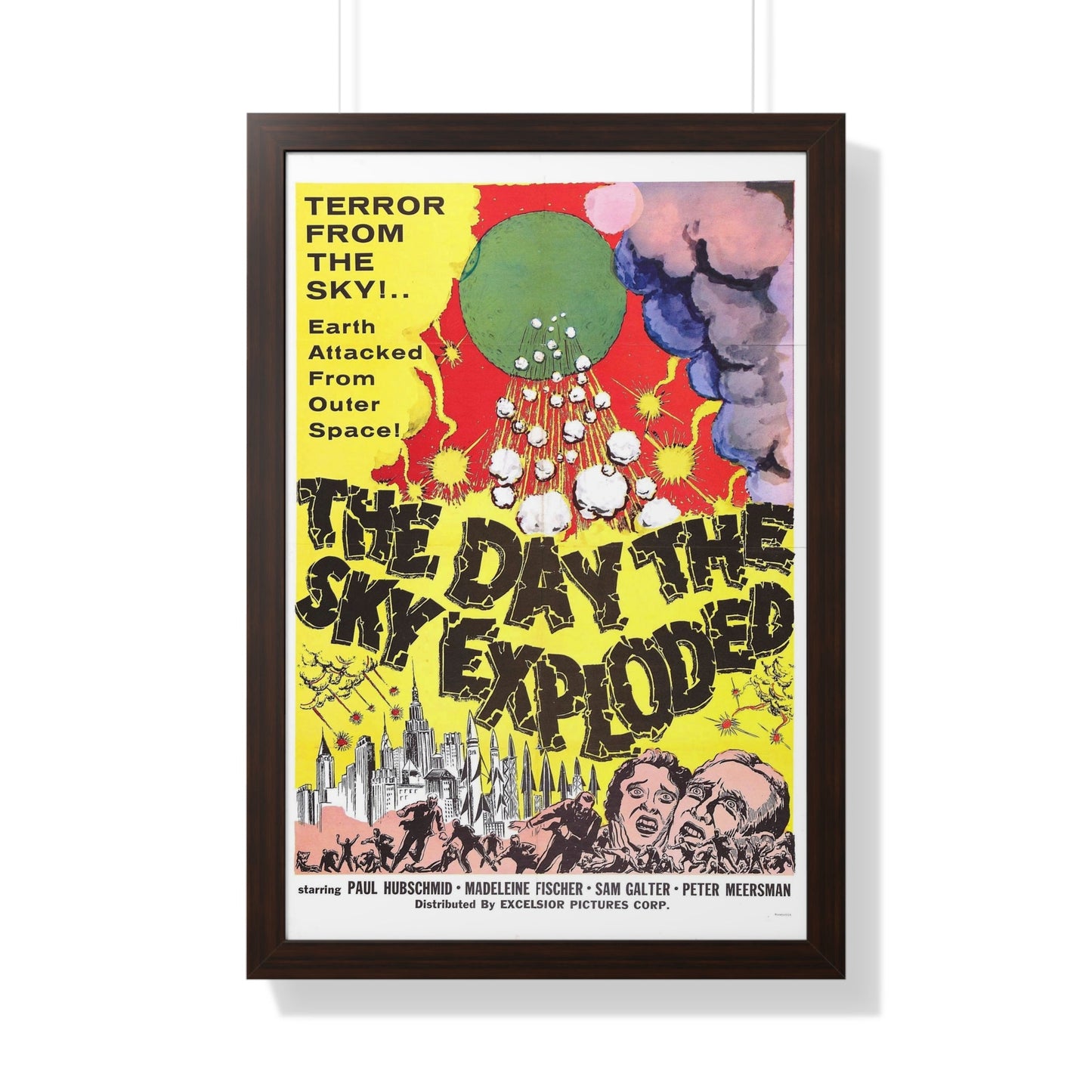 THE DAY THE SKY EXPLODED 1958 - Framed Movie Poster-20" x 30"-The Sticker Space