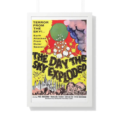 THE DAY THE SKY EXPLODED 1958 - Framed Movie Poster 20" x 30" White - The Sticker Space
