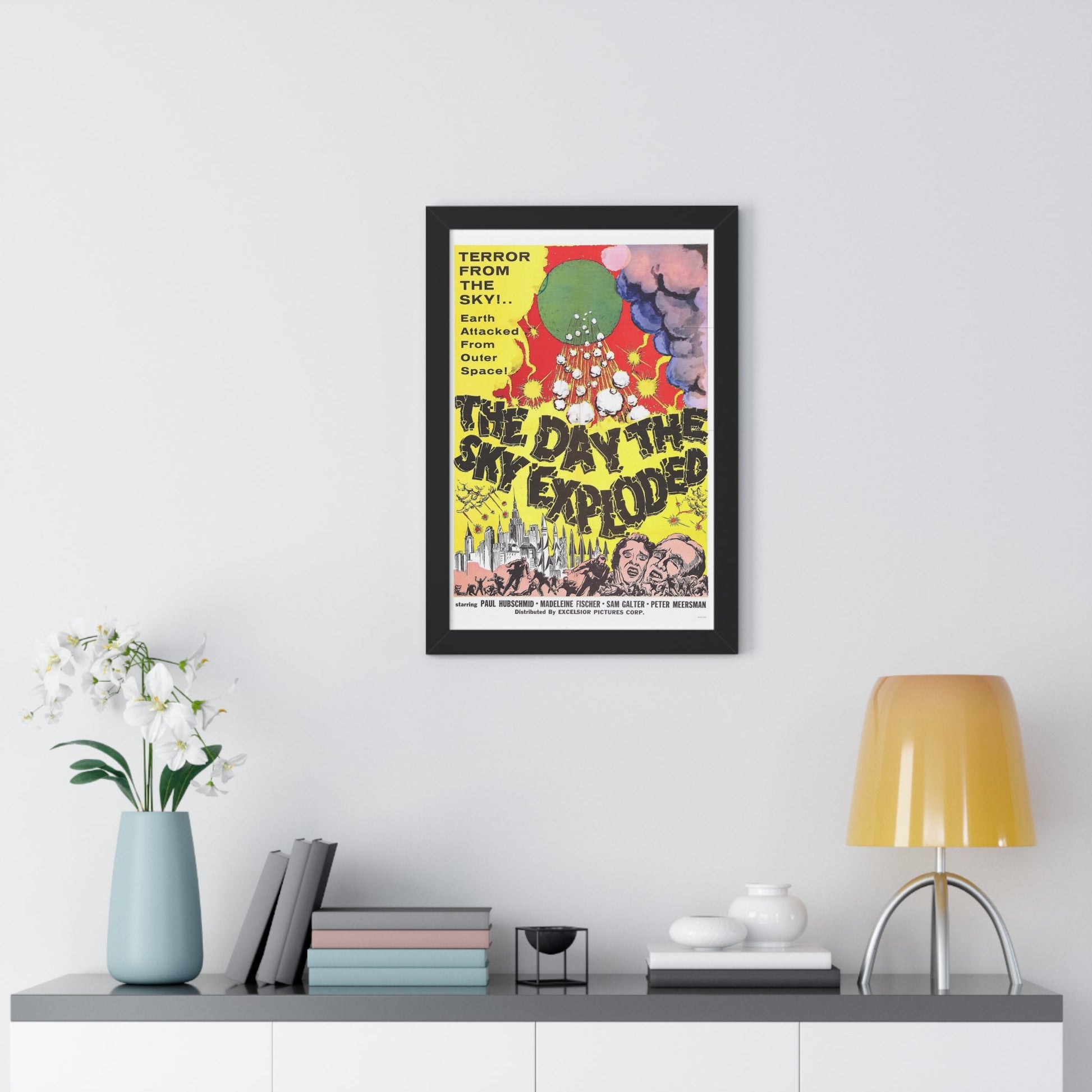 THE DAY THE SKY EXPLODED 1958 - Framed Movie Poster-The Sticker Space