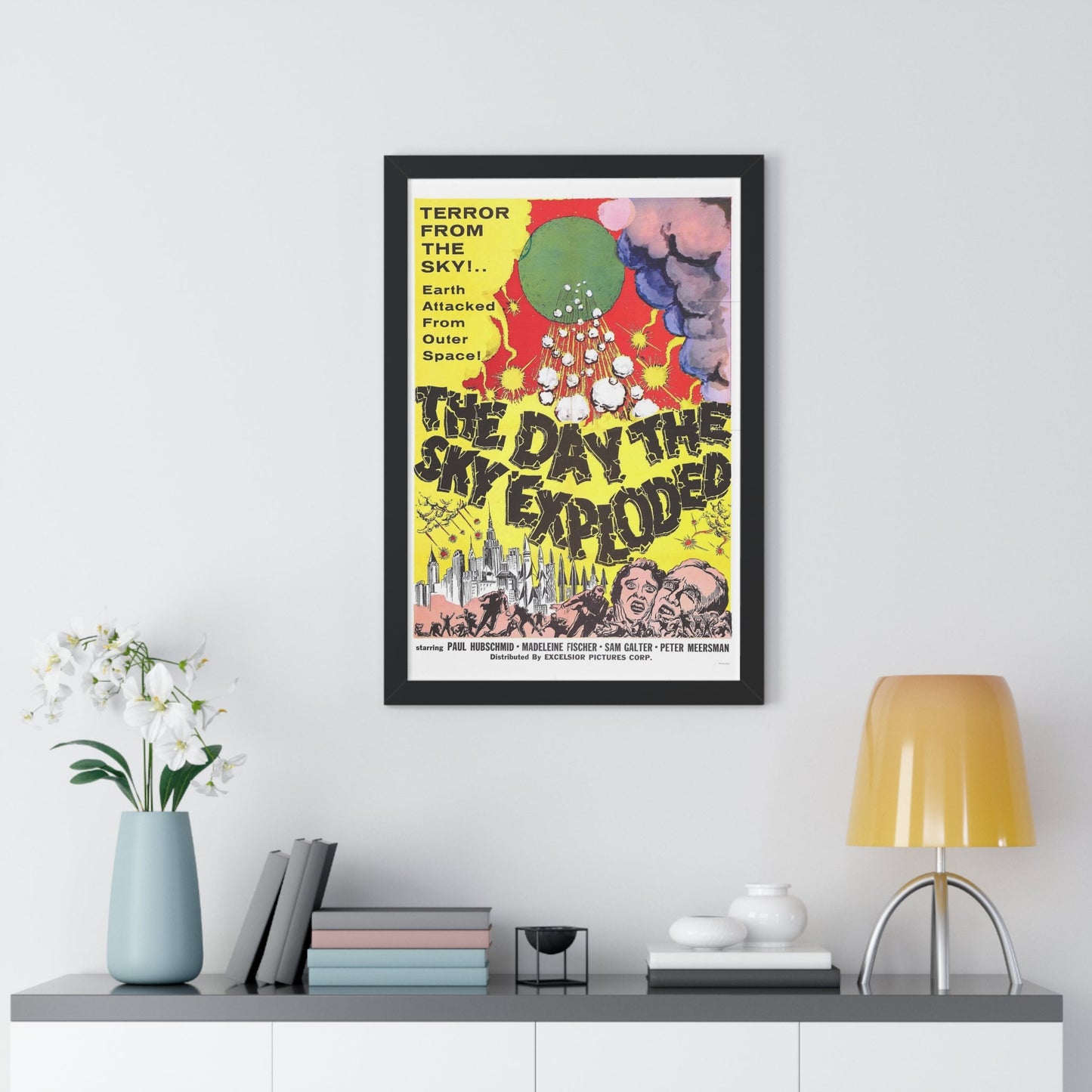 THE DAY THE SKY EXPLODED 1958 - Framed Movie Poster-The Sticker Space