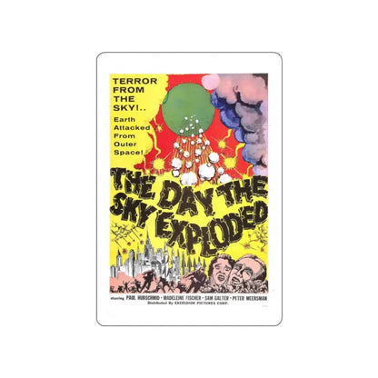 THE DAY THE SKY EXPLODED 1958 Movie Poster STICKER Vinyl Die-Cut Decal 2 Inch - The Sticker Space