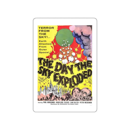 THE DAY THE SKY EXPLODED 1958 Movie Poster STICKER Vinyl Die-Cut Decal 3 Inch - The Sticker Space