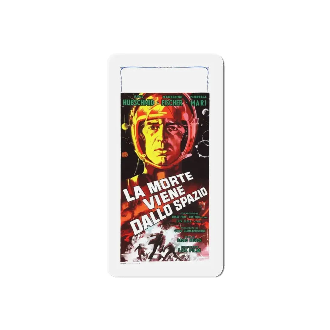 THE DAY THE SKY EXPLODED (ITALIAN) 1958 Movie Poster - Refrigerator Magnet 5 Inch Die-Cut - The Sticker Space