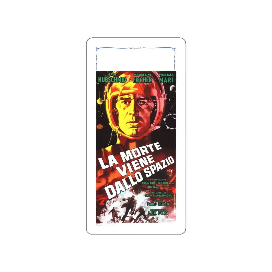 THE DAY THE SKY EXPLODED (ITALIAN) 1958 Movie Poster STICKER Vinyl Die-Cut Decal 4 Inch - The Sticker Space