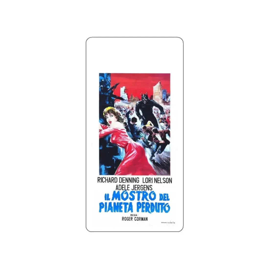 THE DAY THE WORLD ENDED 1955 Movie Poster STICKER Vinyl Die-Cut Decal 5 Inch - The Sticker Space