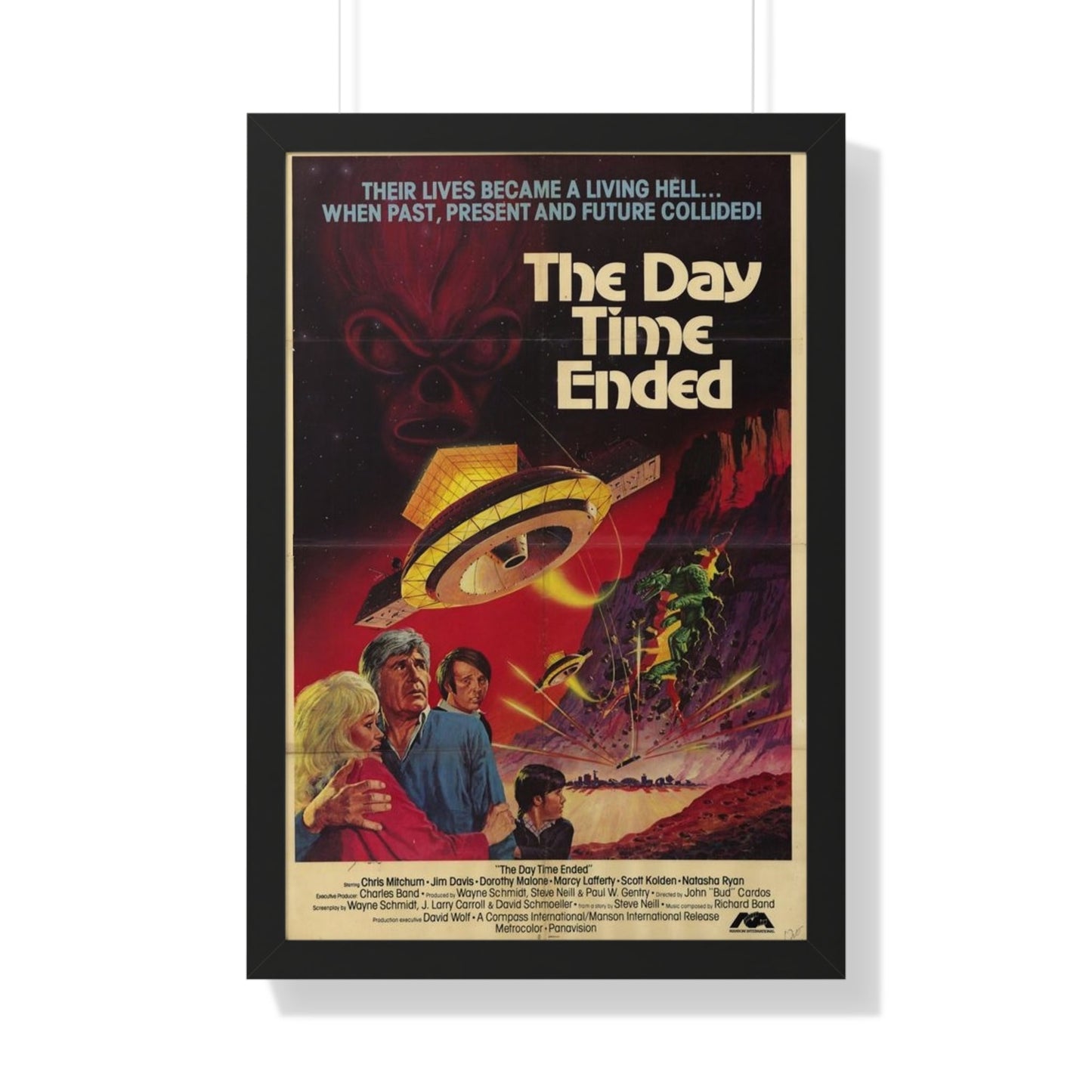 THE DAY TIME ENDED 1980 - Framed Movie Poster-20" x 30"-The Sticker Space