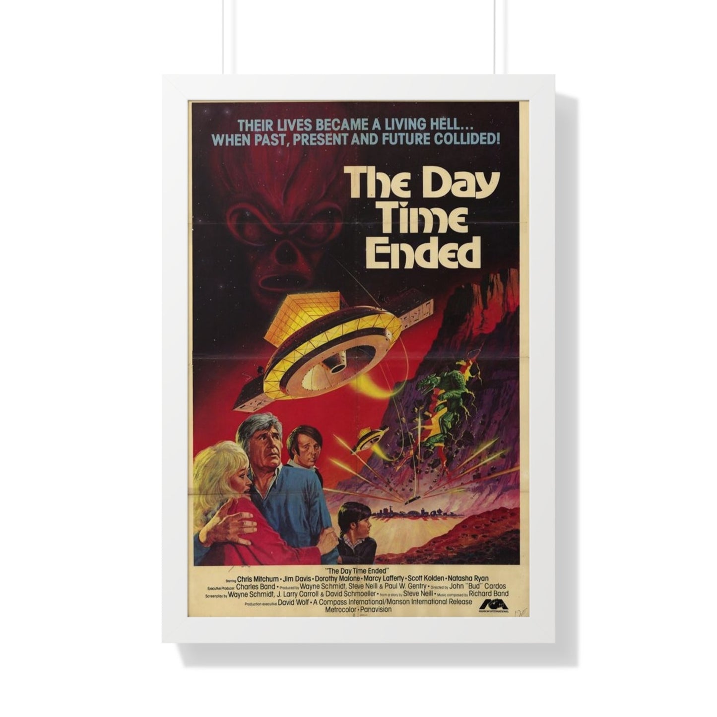 THE DAY TIME ENDED 1980 - Framed Movie Poster-20" x 30"-The Sticker Space