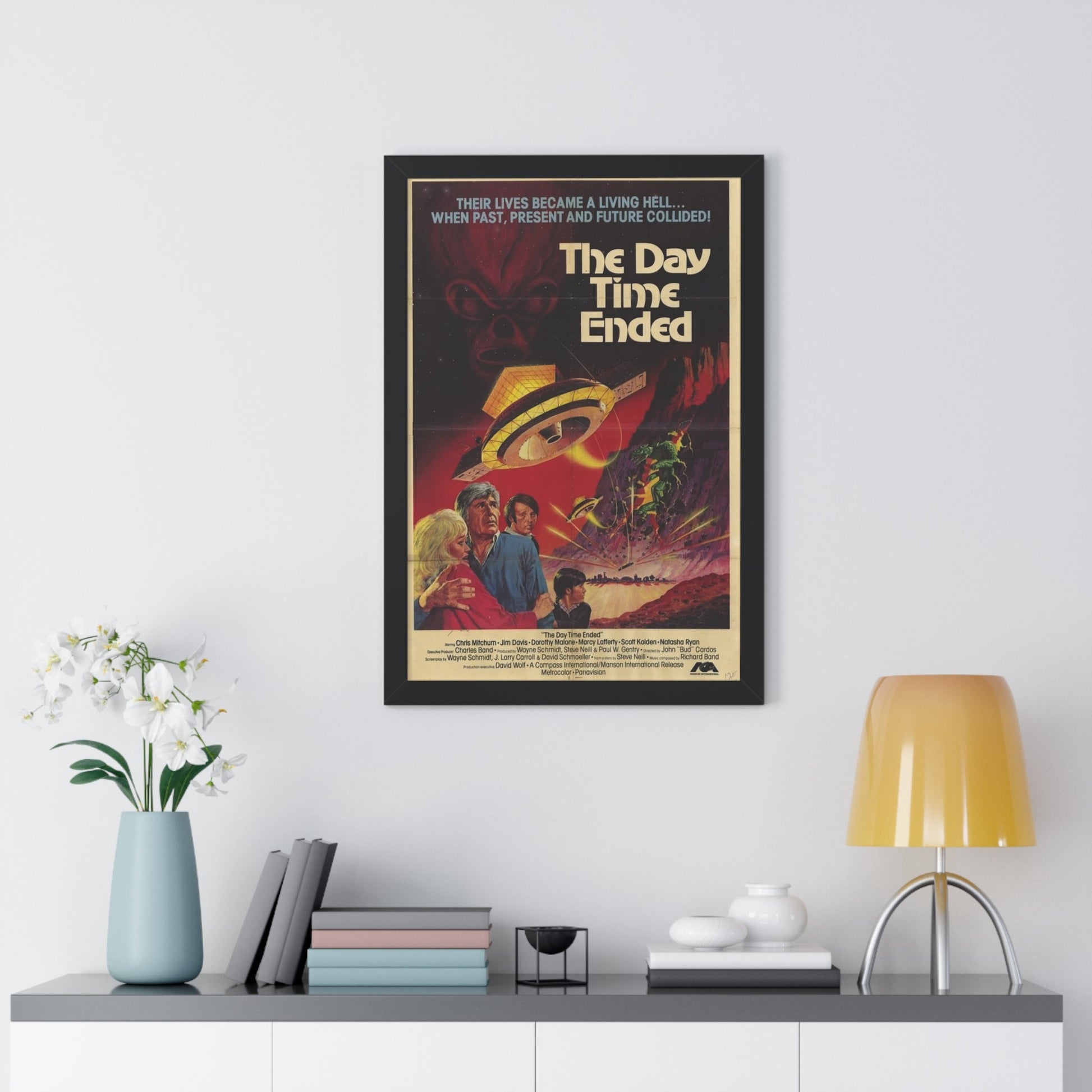 THE DAY TIME ENDED 1980 - Framed Movie Poster-The Sticker Space