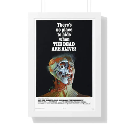 THE DEAD ARE ALIVE 1972 - Framed Movie Poster 16″ x 24″ White - The Sticker Space