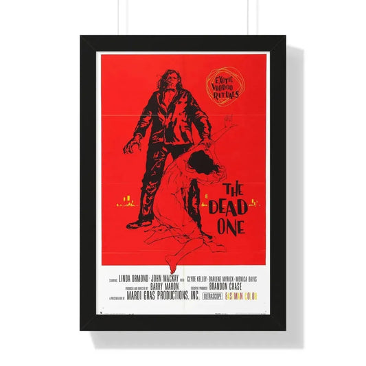 THE DEAD ONE 1961 - Framed Movie Poster 16″ x 24″ Black - The Sticker Space