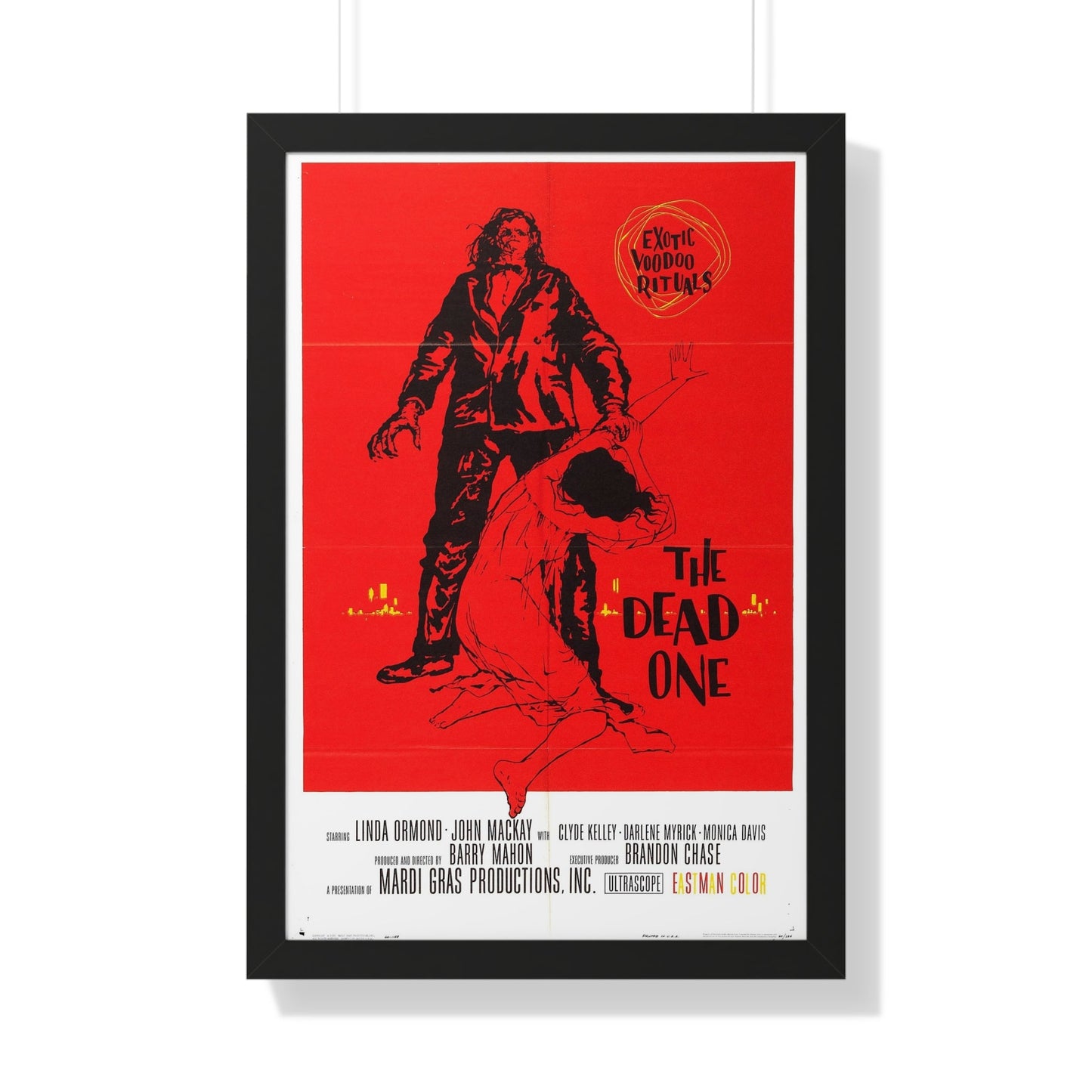 THE DEAD ONE 1961 - Framed Movie Poster-20" x 30"-The Sticker Space