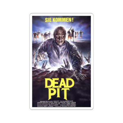 THE DEAD PIT 1989 Movie Poster - STICKER Vinyl Kiss-Cut Decal 4 Inch White - The Sticker Space