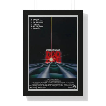 THE DEAD ZONE 1983 - Framed Movie Poster 16″ x 24″ Black - The Sticker Space