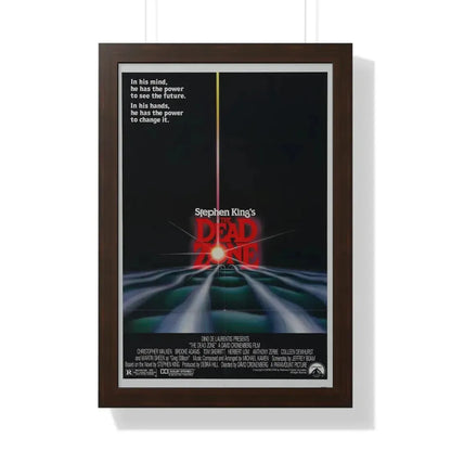 THE DEAD ZONE 1983 - Framed Movie Poster 16″ x 24″ Walnut - The Sticker Space