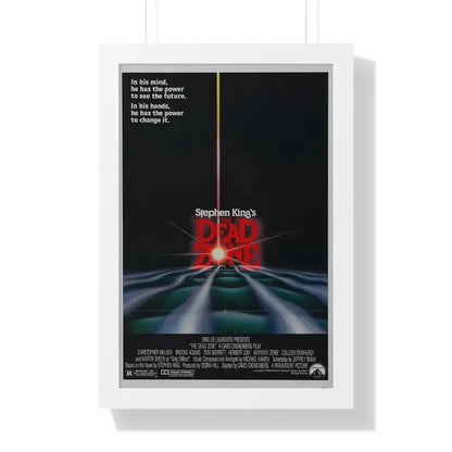 THE DEAD ZONE 1983 - Framed Movie Poster 16″ x 24″ White - The Sticker Space