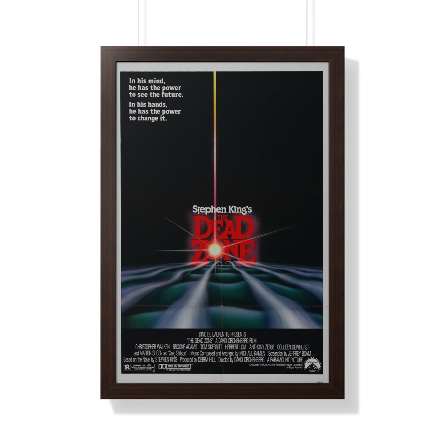 THE DEAD ZONE 1983 - Framed Movie Poster-20" x 30"-The Sticker Space