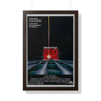 THE DEAD ZONE 1983 - Framed Movie Poster 20" x 30" Walnut - The Sticker Space