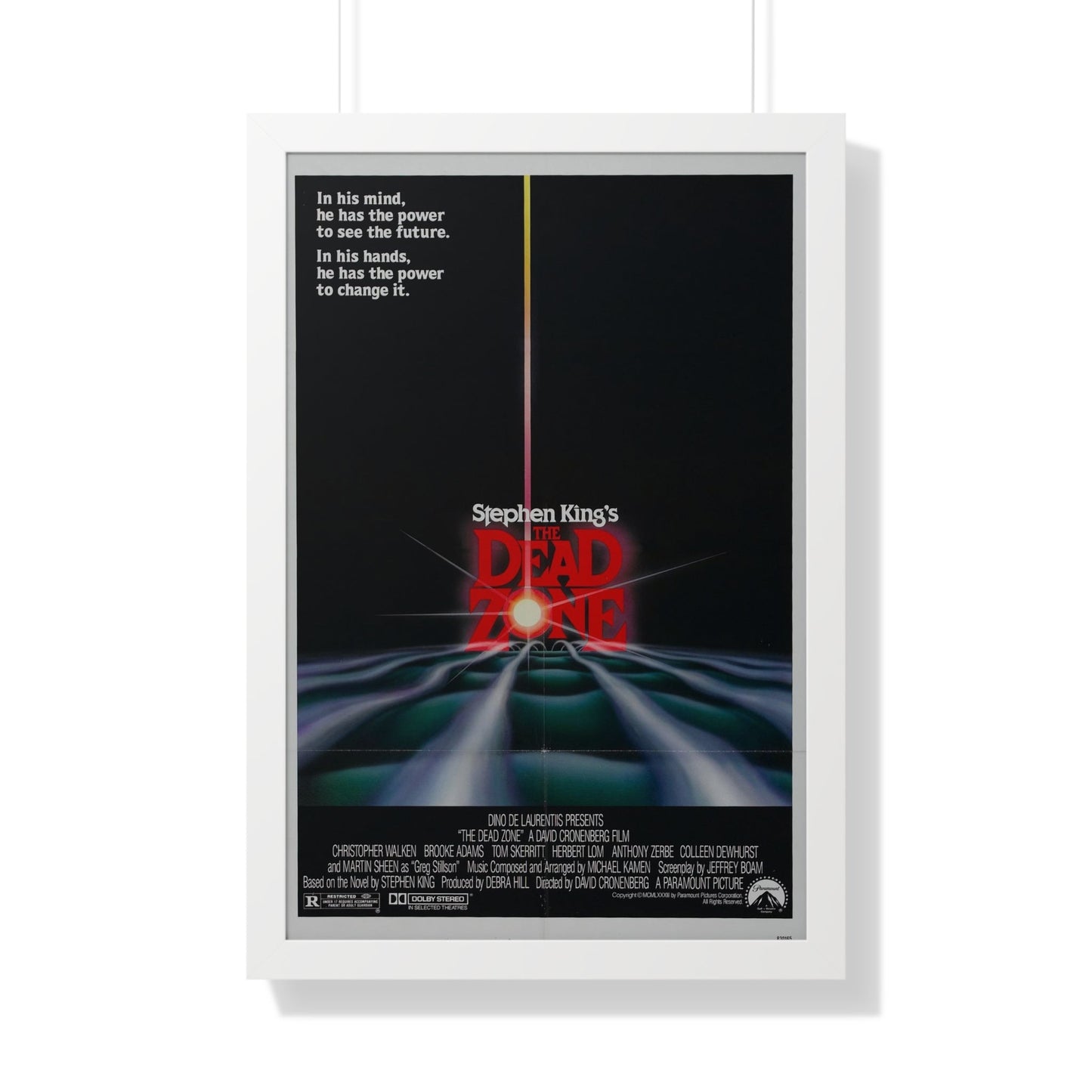 THE DEAD ZONE 1983 - Framed Movie Poster-20" x 30"-The Sticker Space