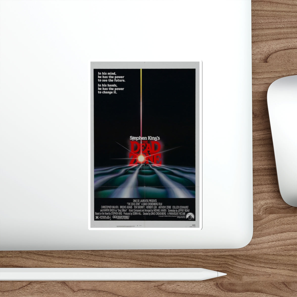 THE DEAD ZONE 1983 Movie Poster STICKER Vinyl Die-Cut Decal-The Sticker Space