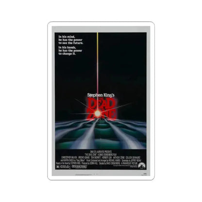THE DEAD ZONE 1983 Movie Poster - STICKER Vinyl Kiss-Cut Decal 2 Inch White - The Sticker Space