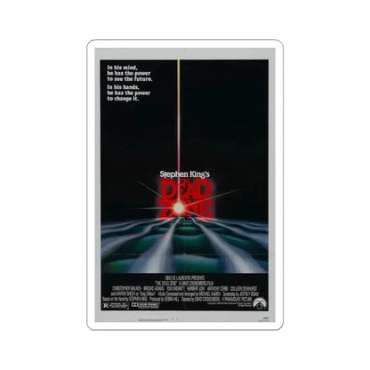 THE DEAD ZONE 1983 Movie Poster - STICKER Vinyl Kiss-Cut Decal 4 Inch White - The Sticker Space