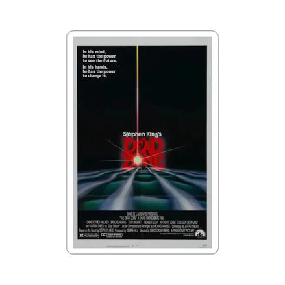 THE DEAD ZONE 1983 Movie Poster - STICKER Vinyl Kiss-Cut Decal 6 Inch White - The Sticker Space