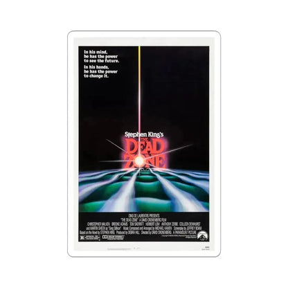 The Dead Zone 1983 Movie Poster - STICKER Vinyl Kiss-Cut Decal 6 Inch White - The Sticker Space
