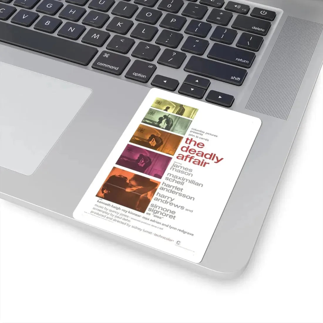 The Deadly Affair 1967 Movie Poster - STICKER Vinyl Kiss-Cut Decal - The Sticker Space