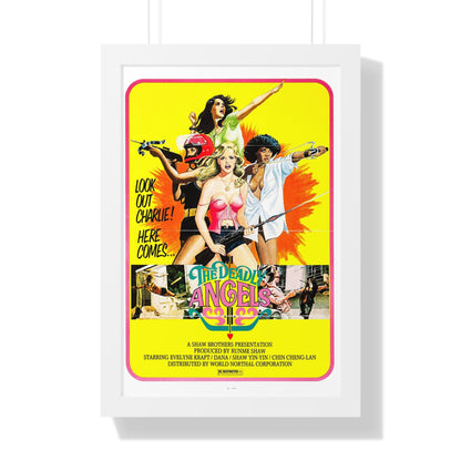 THE DEADLY ANGELS 1977 - Framed Movie Poster-16″ x 24″-The Sticker Space