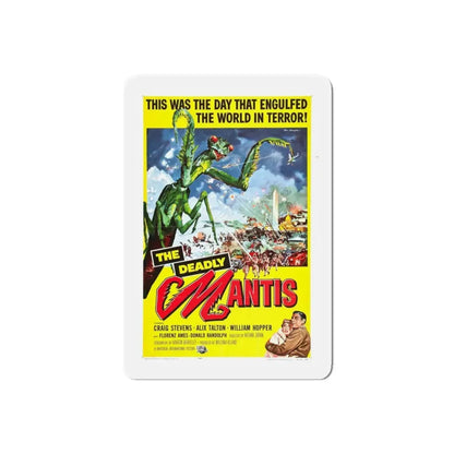 THE DEADLY MANTIS 1957 Movie Poster - Refrigerator Magnet 6 Inch Die-Cut - The Sticker Space
