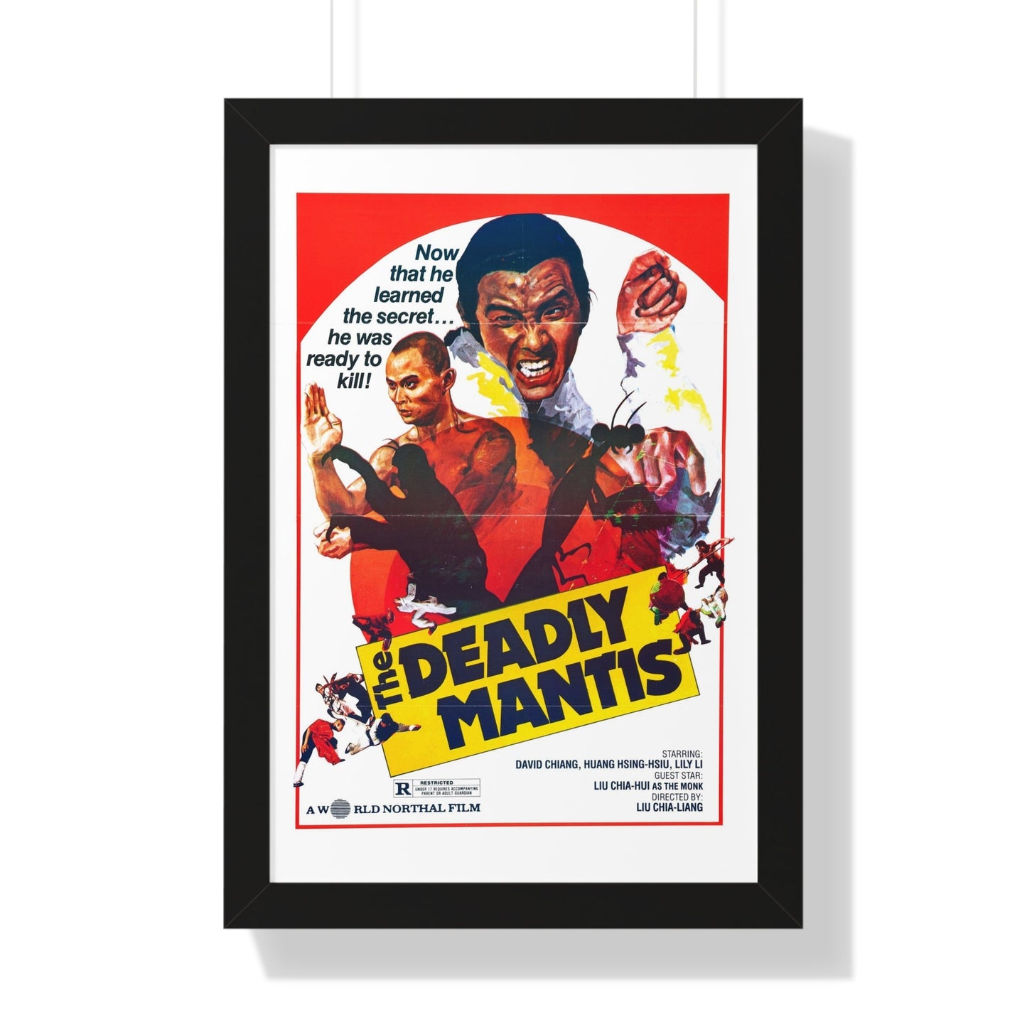 THE DEADLY MANTIS (1978) - Framed Movie Poster-16″ x 24″-The Sticker Space