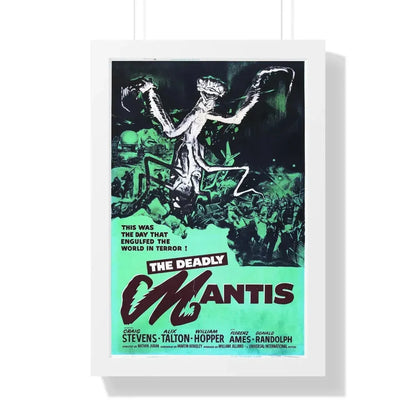THE DEADLY MANTIS (4) 1957 - Framed Movie Poster 16″ x 24″ White - The Sticker Space
